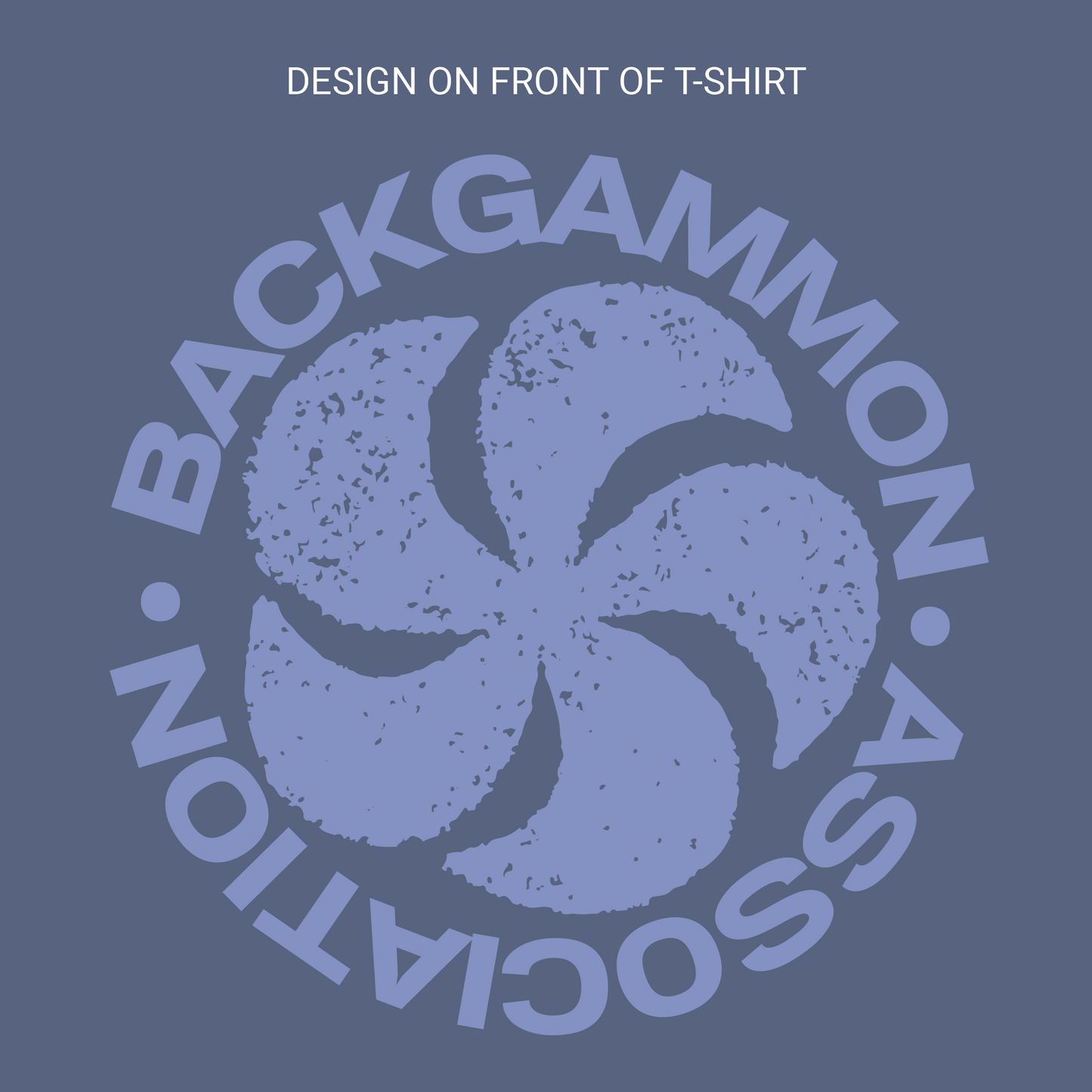 (PRE-ORDER) +374 Backgammon Club (Charcoal T-Shirt)